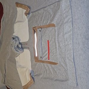 Hudson Heather Gray Shirt with Hood 3XL